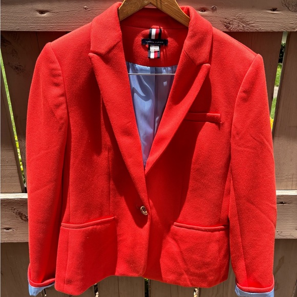 💜HOST PICK💜 Preppy Tommy Hilfiger Blazer Sz 8 - EUC - Picture 5 of 14